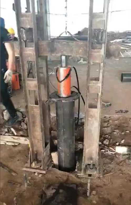 滨州阳信县钢管桩加固