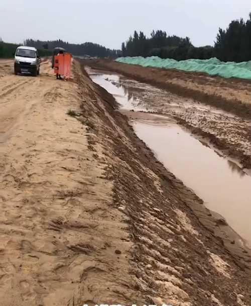 滨州阳信县河道降水
